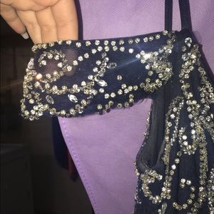 Size 18 cold shoulder long ballgown prom dress